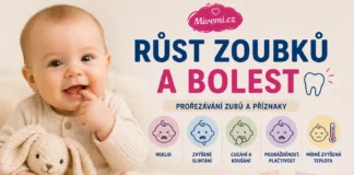 Růst zoubků a bolet u dětí