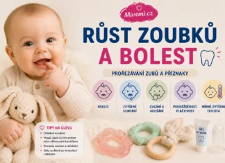Růst zoubků a bolet u dětí