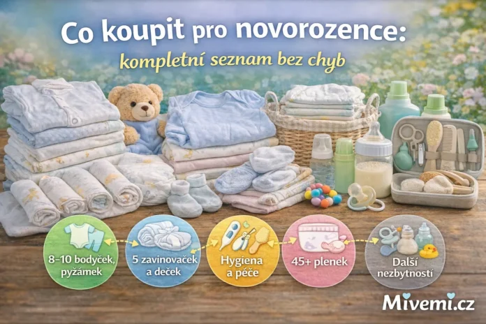 Seznam věcí co koupit pro miminko