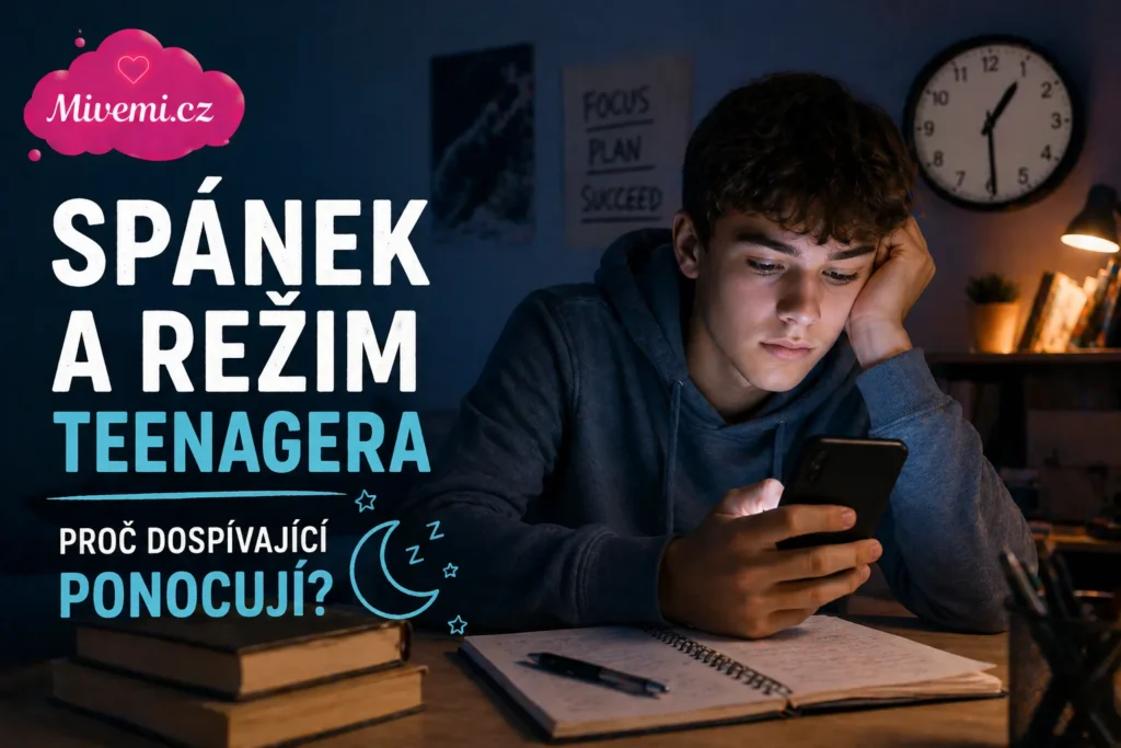 Spánek a režim teenagera a proč ponocují