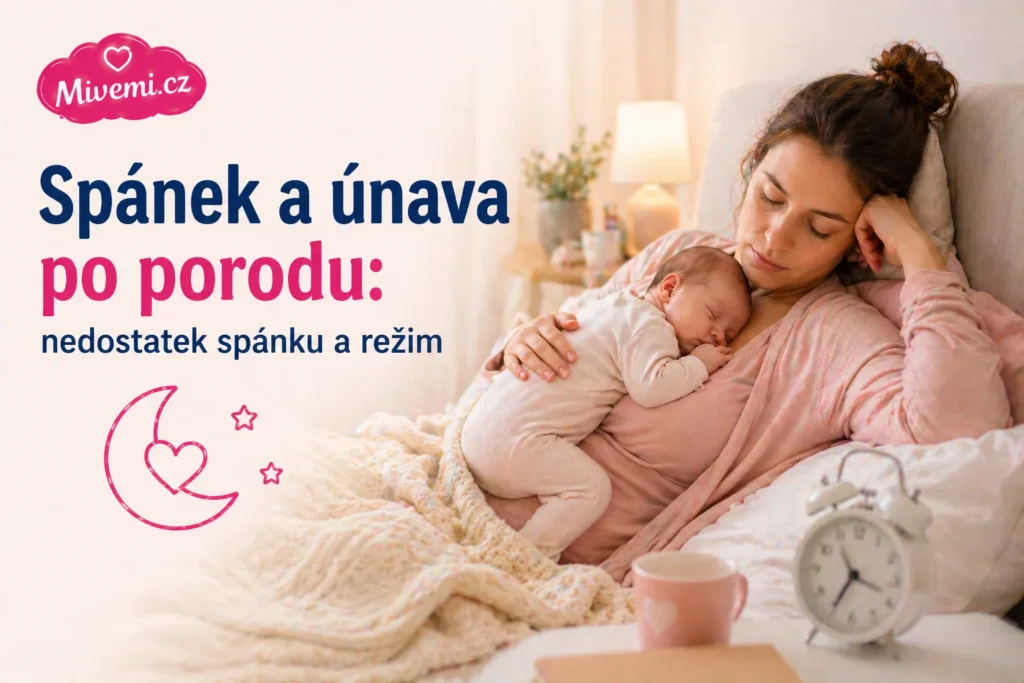Spánek a únava maminek po porodu