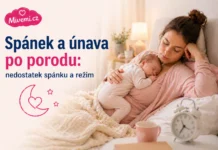 Spánek a únava maminek po porodu