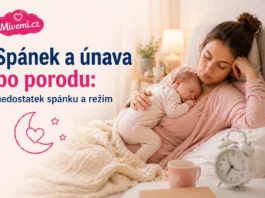 Spánek a únava maminek po porodu