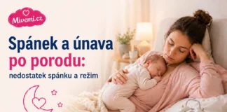 Spánek a únava maminek po porodu