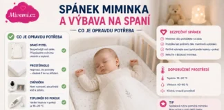Spánek miminka a výbava pro spaní