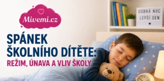 Spánek školního dítěte, režim a únava ze školy