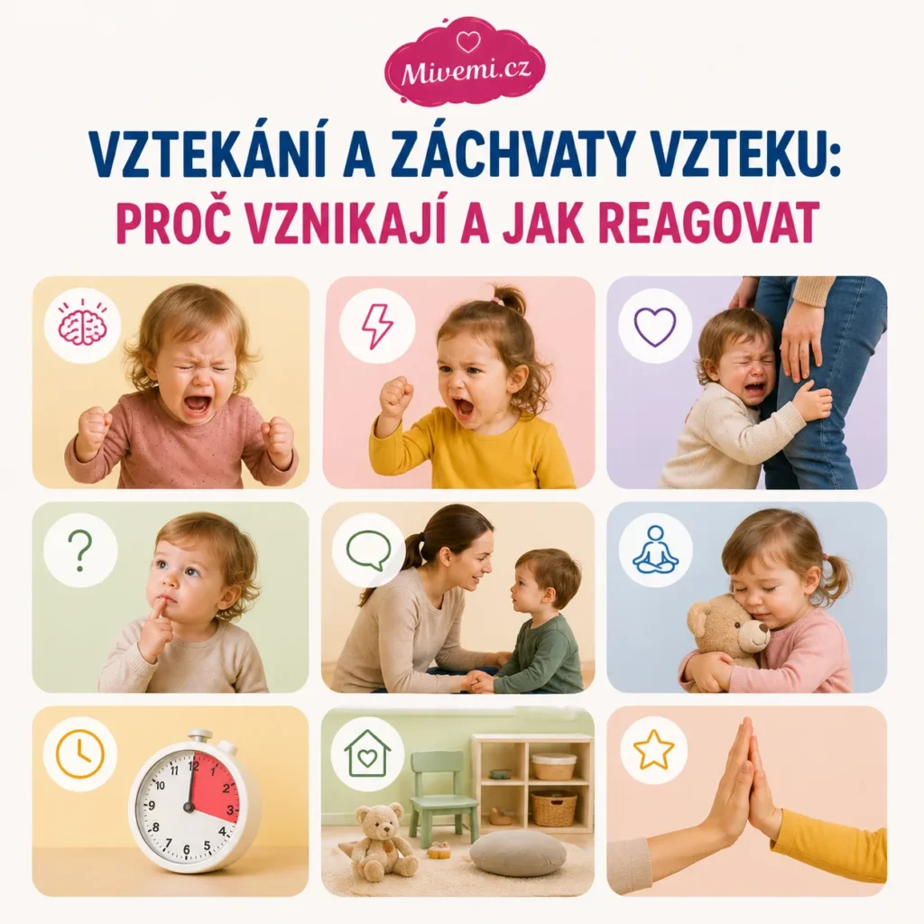 Vztekání a záchvaty dětí - proč vznikají a jak reagovat