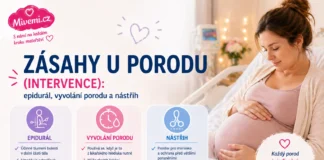 Zásahy po porodu - intervence