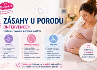 Zásahy po porodu - intervence