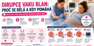 dirupce vaku blan porod