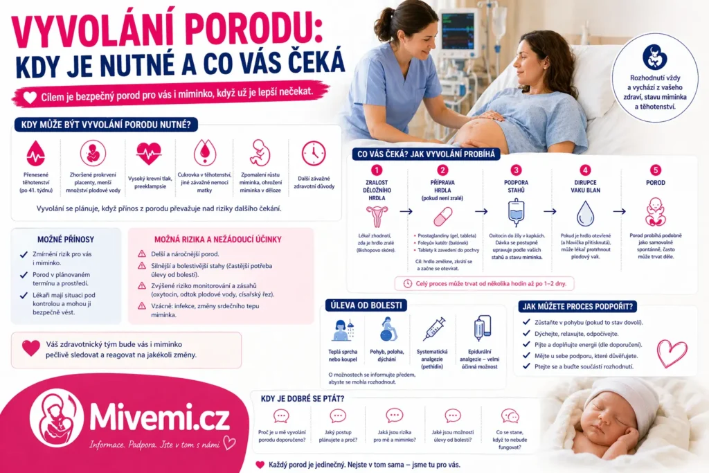 vyvolání porodu co očekávat