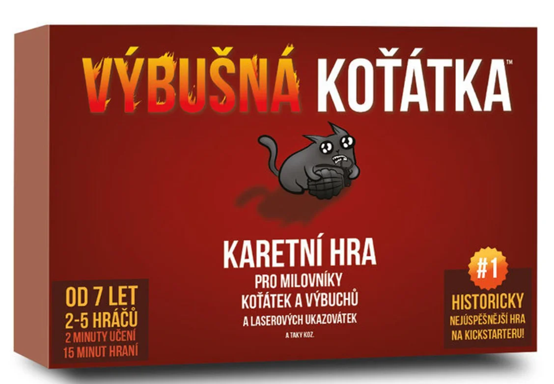 Karetní hra Výbušná koťátka