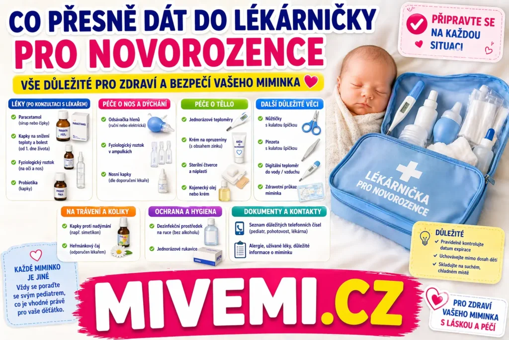 Co dát do lékárničky pro novorozence