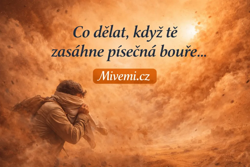 Co dělat když tě zasáhne písečná bouře v poušti