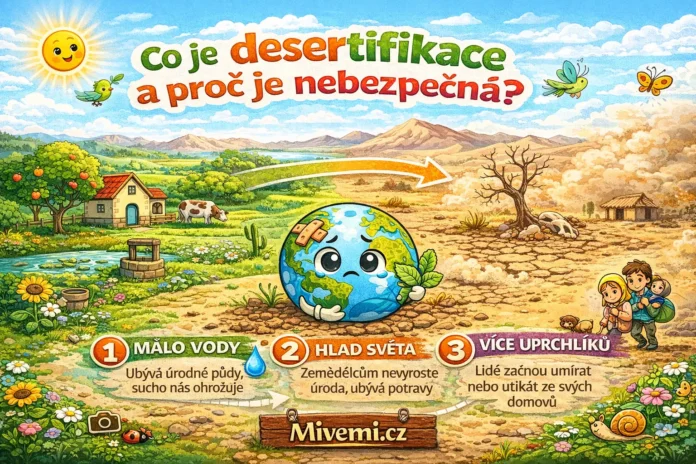 Co je desertifikace a proč je nebezpečná