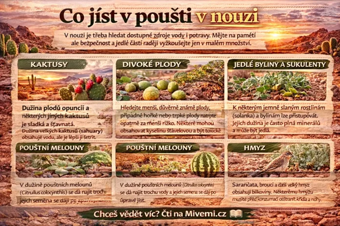Co jíst v poušti když je nouze