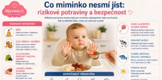 Co miminko nesmí jíst