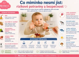 Co miminko nesmí jíst