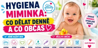 Hygiena miminka a co dělat a co ne