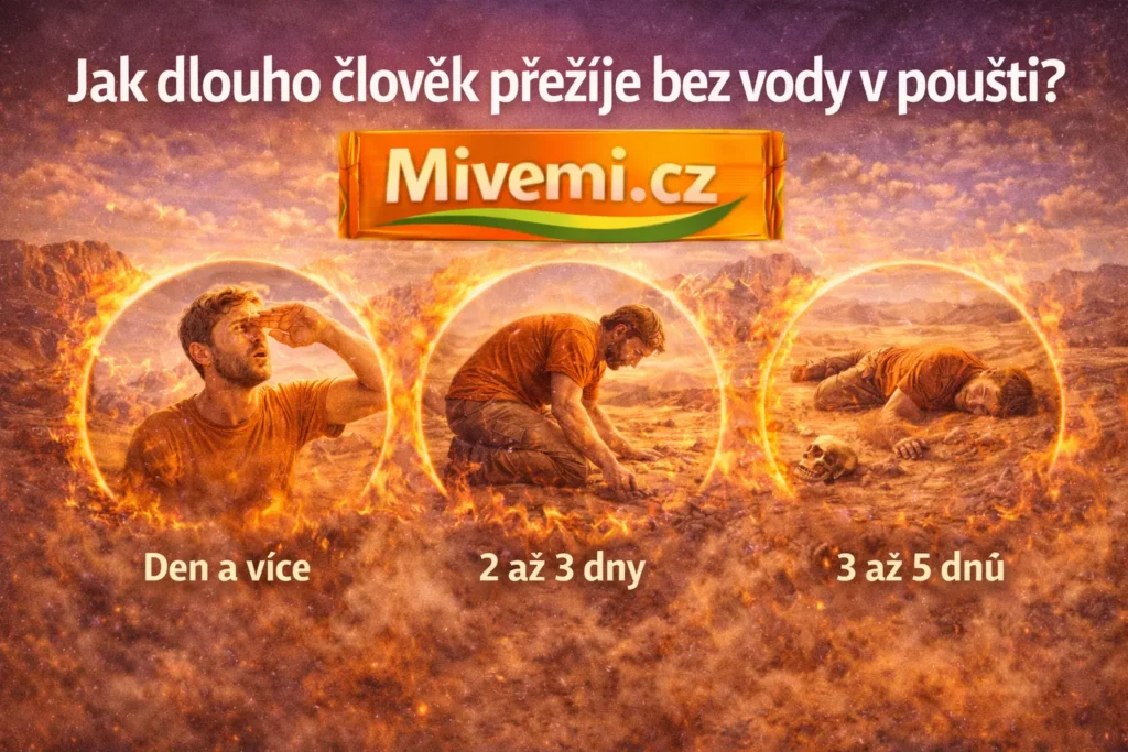 Jak dlouho přežije člověk bez vody v poušti
