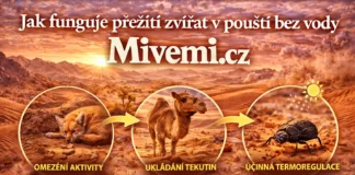 Jak funguje přežití zvířat v poušti během noci