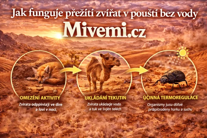 Jak funguje přežití zvířat v poušti během noci