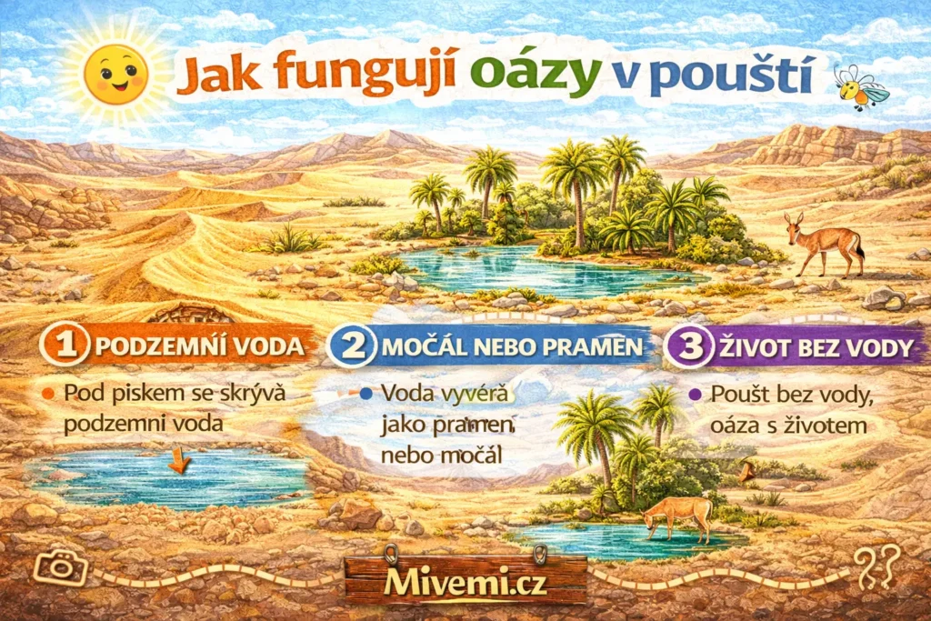Jak fungují oázy v poušti