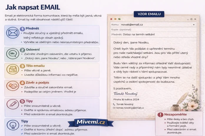 Jak napsat email