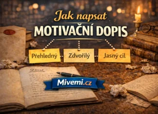 Jak napsat motivační dopis
