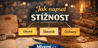 Jak napsat stížnost