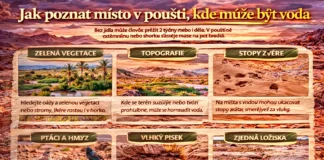 Jak poznat místo v poušti s ukrytou vodou