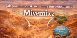 Jak prach z pouští ovlivňuje ostatní kontinenty
