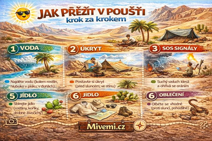 Jak přežít v poušti krok za krokem