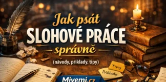 Jak správně psát slohové práce bez chyb ve škole i v praxi