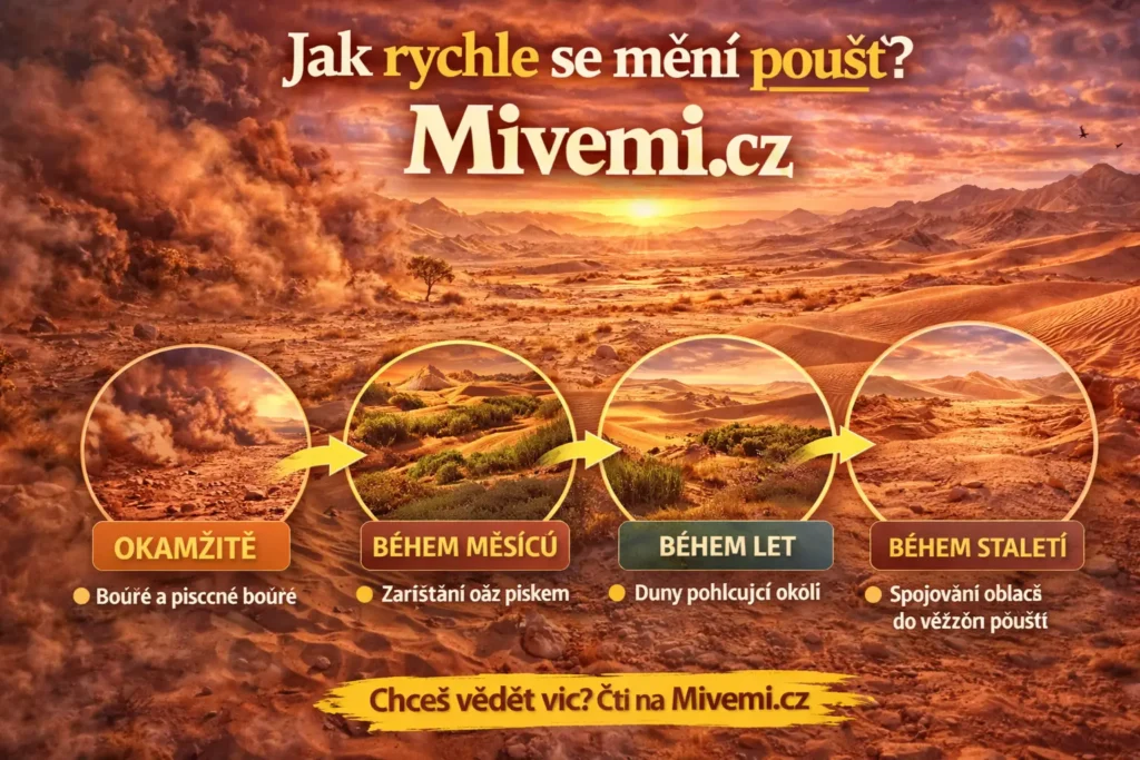 Jak rychle se mění poušť