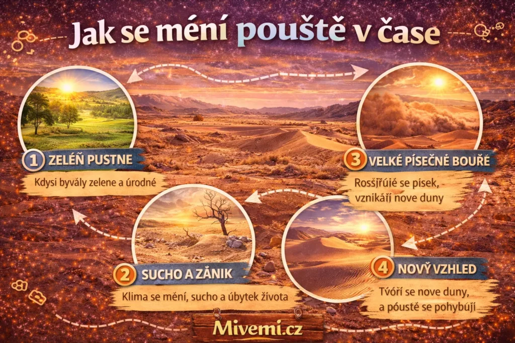 Jak se mění pouště v čase