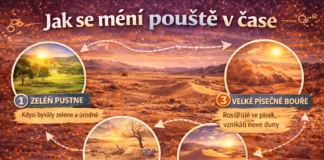 Jak se mění pouště v čase
