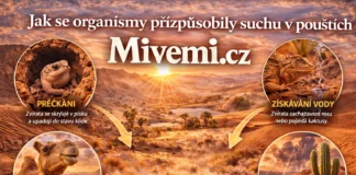 Jak se organismy a zvířata přizpůsobili suchu v poušti