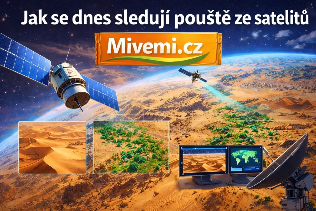 Jak se sledují pouště ze satelitu