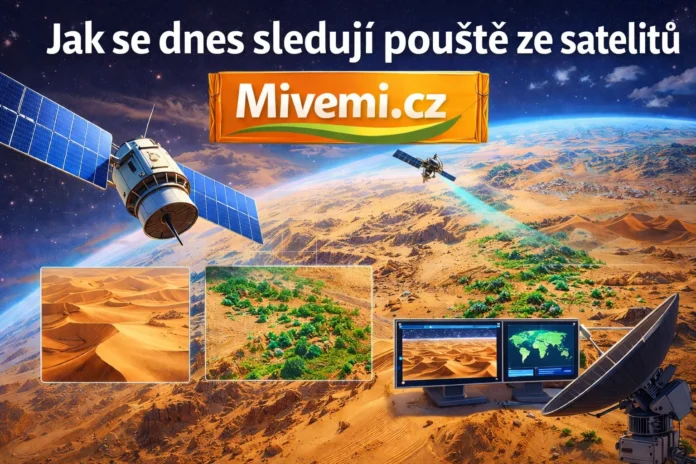 Jak se sledují pouště ze satelitu