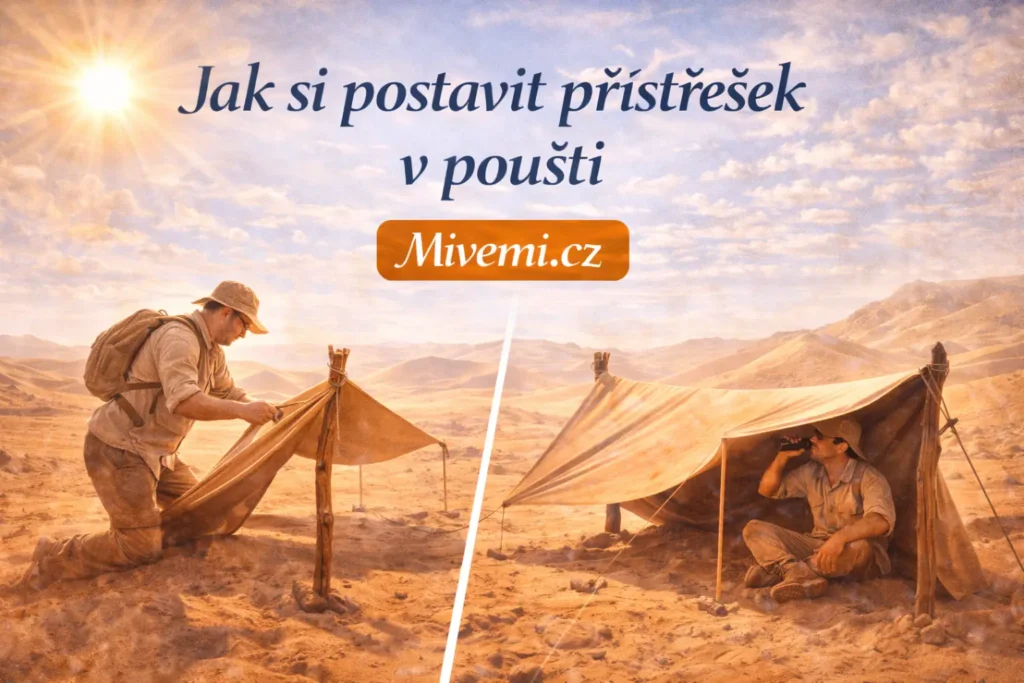 Jak si postavit přístřešek v poušti
