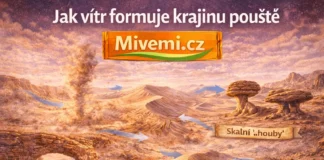 Jak dlouho vítr formuje krajinu pouští
