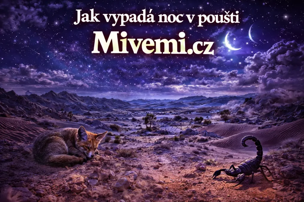 Jak vypadá poušť v noci