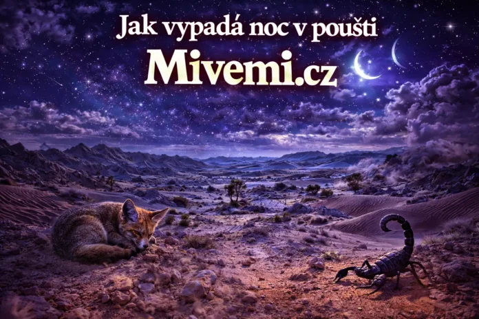 Jak vypadá poušť v noci