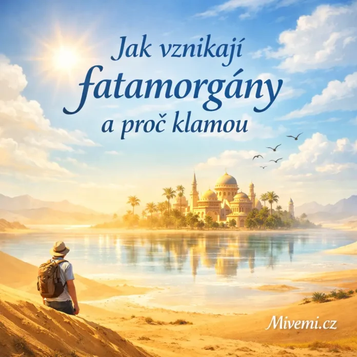 Jak vznikají fatamorgány v poušti