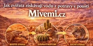 Jak zvířata v poušti získávají vodu z potravy