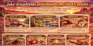Jaké dovednosti potřebujete pro život v poušti