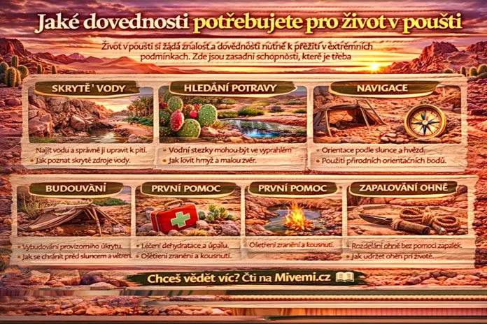 Jaké dovednosti potřebujete pro život v poušti