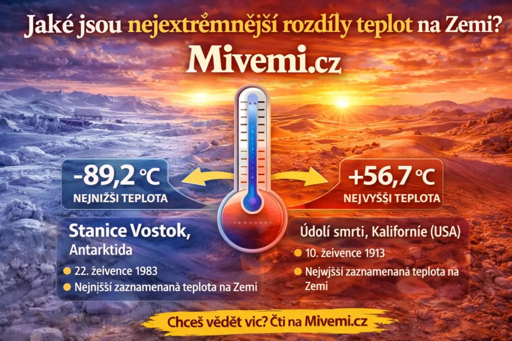 Jaké jsou nejextrémnější rozdíly teplot v poušti
