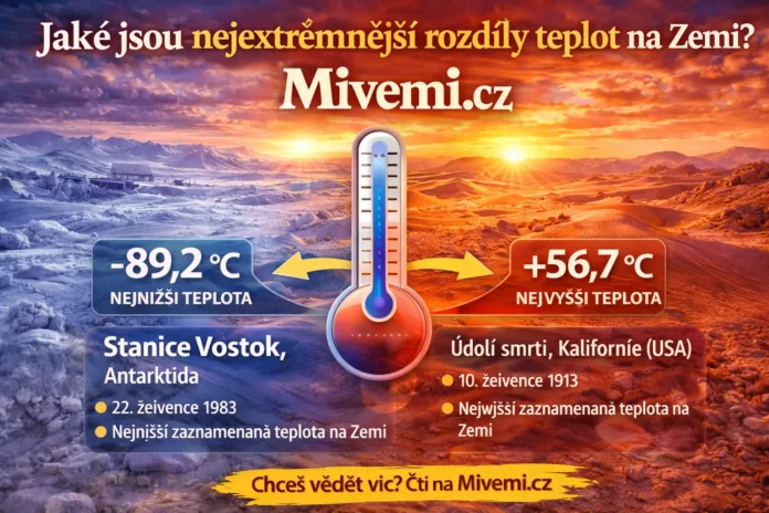 Jaké jsou nejextrémnější rozdíly teplot v poušti